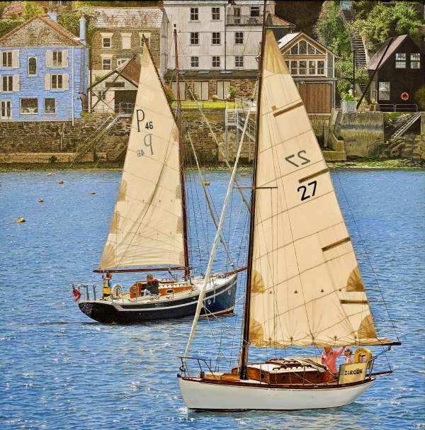 - Oil on Canvas, Painting by Nick J Williams, measuring 60 x 60 cm (H x W) framed at 74 x 74 cm £5950